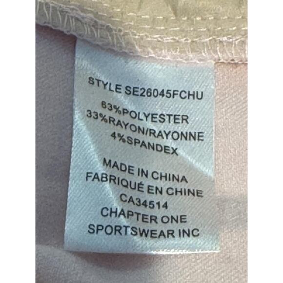 Haver & Blair Dress Pants Sz XL Pink Pull On Wide Leg Stretch Elastic Waist Prep - Picture 4 of 8